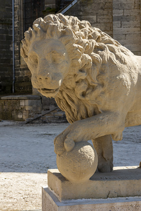 Le lion de la rue de l'Hôtel-de-Ville, détail. © Région Bourgogne-Franche-Comté, Inventaire du patrimoine Le lion de la rue de l'Hôtel-de-Ville, détail. © Région Bourgogne-Franche-Comté, Inventaire du patrimoine