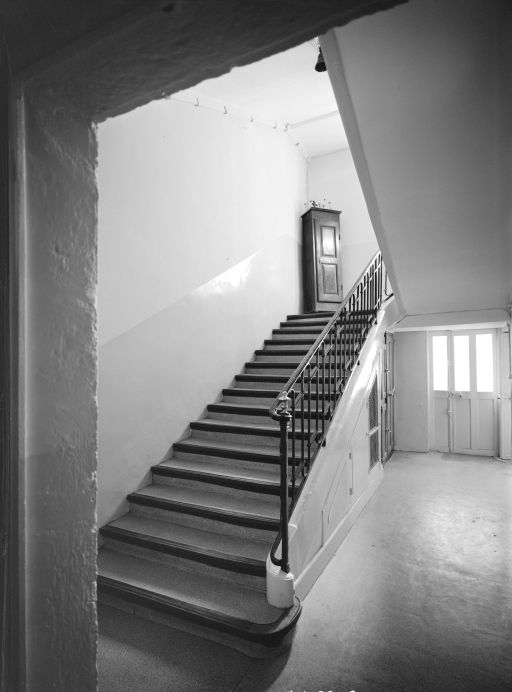 Escalier. © Michel Rosso / Région Bourgogne-Franche-Comté, Inventaire du patrimoine - 1971