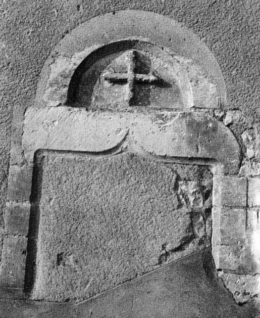 Porte murée, façade droite. © non renseigné / Région Bourgogne-Franche-Comté, Inventaire du patrimoine - 1972