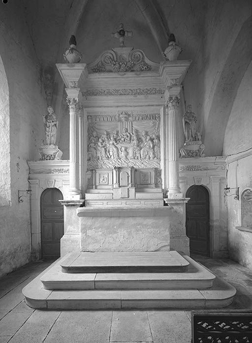 retable © Michel Thierry / Région Bourgogne-Franche-Comté, Inventaire du patrimoine - 1974