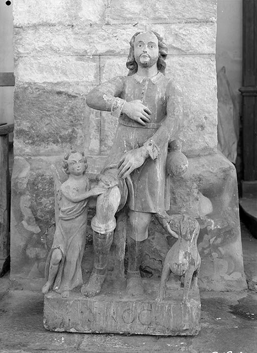 groupe sculpté © Jean-Luc Duthu / Région Bourgogne-Franche-Comté, Inventaire du patrimoine - 1974
