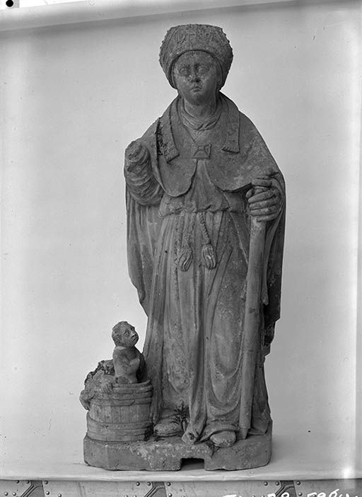  groupe sculpté © Michel Thierry / Région Bourgogne-Franche-Comté, Inventaire du patrimoine - 1974