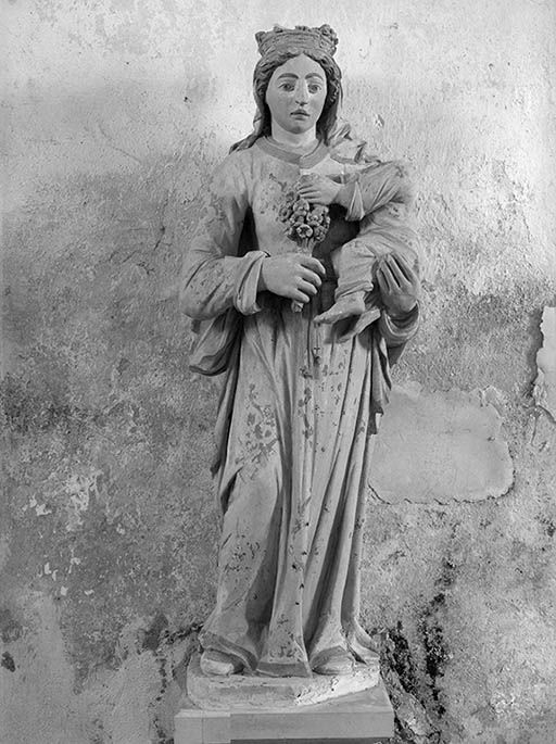 statue © Michel Thierry / Région Bourgogne-Franche-Comté, Inventaire du patrimoine - 1974