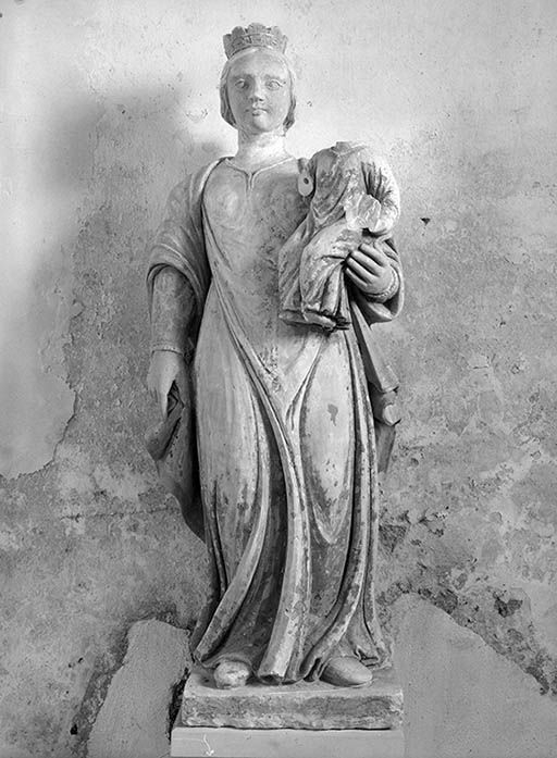 statue © Michel Thierry / Région Bourgogne-Franche-Comté, Inventaire du patrimoine - 1974