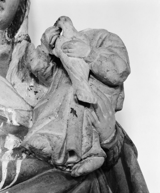 Détail de l'Enfant. © Michel Thierry / Région Bourgogne-Franche-Comté, Inventaire du patrimoine - 1978