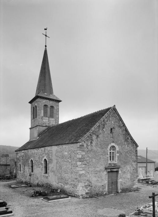 Vue d'ensemble de 3/4 gauche. © Michel Thierry / Région Bourgogne-Franche-Comté, Inventaire du patrimoine - 1978
