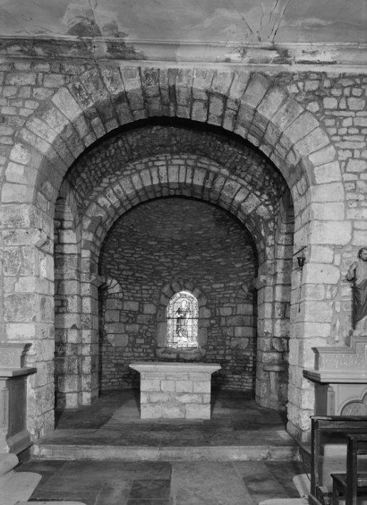 Le choeur. © Michel Thierry / Région Bourgogne-Franche-Comté, Inventaire du patrimoine - 1978