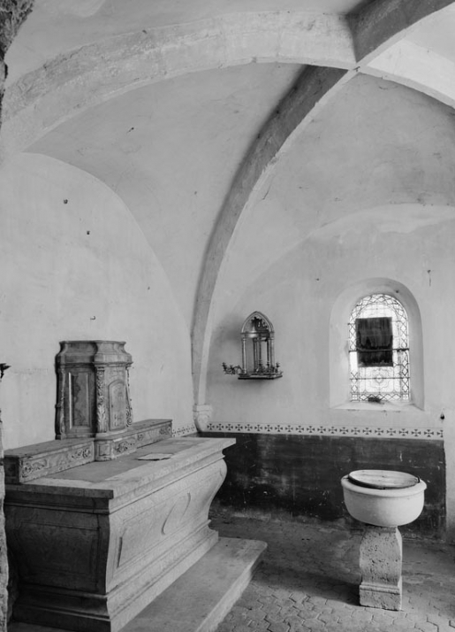 La chapelle. © Michel Thierry / Région Bourgogne-Franche-Comté, Inventaire du patrimoine - 1978