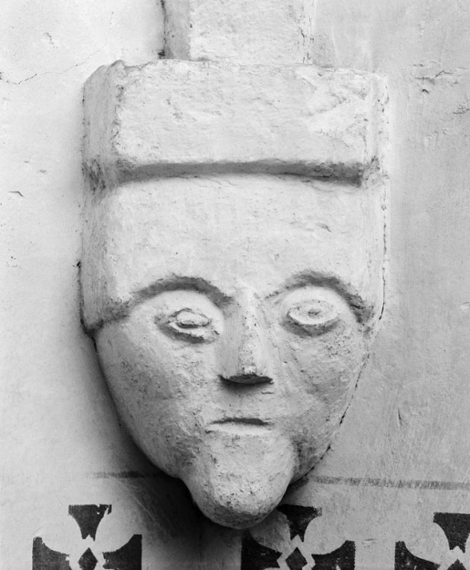 Culot postérieur gauche de la chapelle. © Michel Thierry / Région Bourgogne-Franche-Comté, Inventaire du patrimoine - 1978