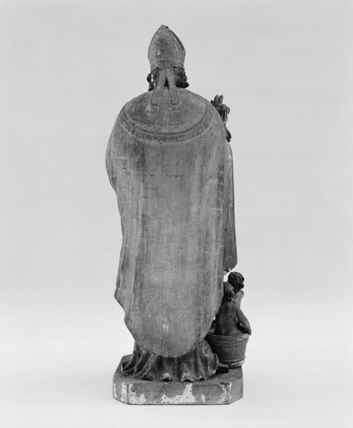 Saint Nicolas : revers. © Michel Thierry / Région Bourgogne-Franche-Comté, Inventaire du patrimoine - 1978