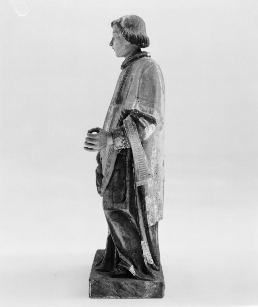 Saint Etienne : profil gauche. © Michel Thierry / Région Bourgogne-Franche-Comté, Inventaire du patrimoine - 1978