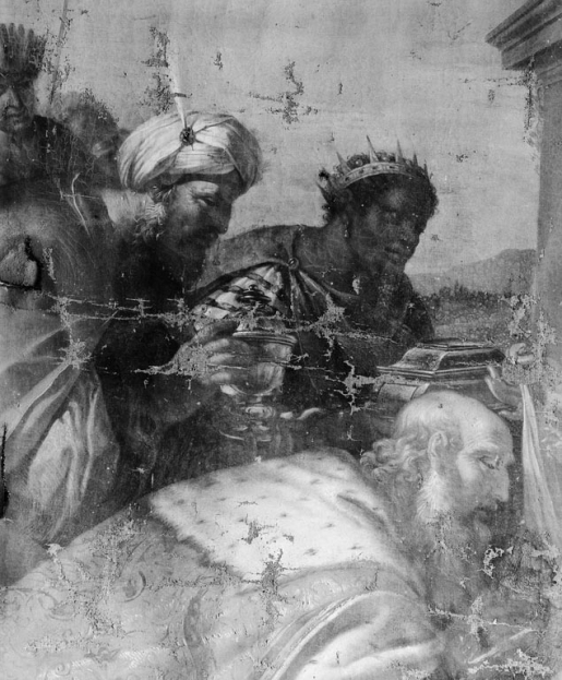 Détail des rois Mages. © Michel Thierry / Région Bourgogne-Franche-Comté, Inventaire du patrimoine - 1978