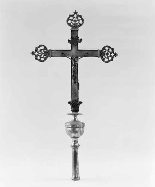 Vue d'ensemble de la croix 2. © Michel Thierry / Région Bourgogne-Franche-Comté, Inventaire du patrimoine - 1978