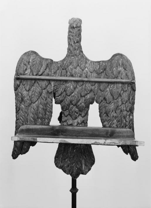 Vue de l'aigle, revers. © Michel Thierry / Région Bourgogne-Franche-Comté, Inventaire du patrimoine - 1978