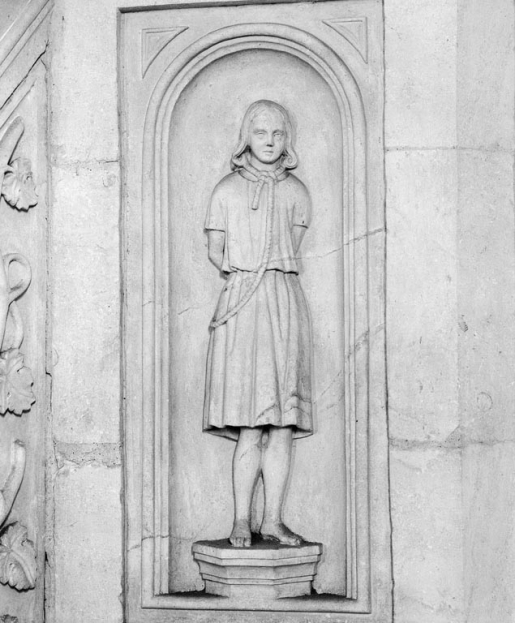 Panneau gauche de la cuve. © Michel Rosso / Région Bourgogne-Franche-Comté, Inventaire du patrimoine - 1978