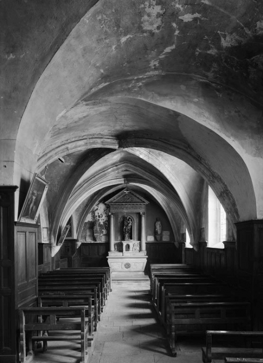 Vue des deux dernières travées du bas-côté droit. © Michel Rosso / Région Bourgogne-Franche-Comté, Inventaire du patrimoine - 1978