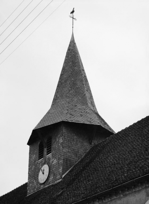 Clocher. © Jean-Luc Duthu / Région Bourgogne-Franche-Comté, Inventaire du patrimoine - 1978