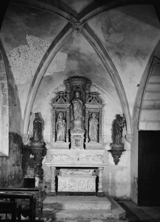 Chapelle gauche. © Michel Rosso / Région Bourgogne-Franche-Comté, Inventaire du patrimoine - 1978