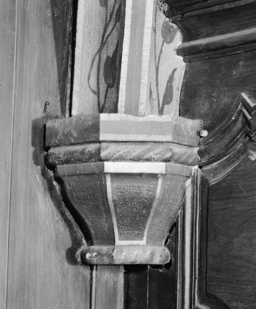 Culot de la chapelle droite. © Michel Rosso / Région Bourgogne-Franche-Comté, Inventaire du patrimoine - 1978