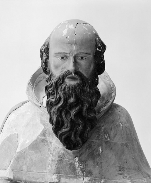 Détail de la tête. © Michel Thierry / Région Bourgogne-Franche-Comté, Inventaire du patrimoine - 1979