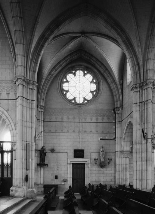 Bras droit du transept. © Michel Rosso / Région Bourgogne-Franche-Comté, Inventaire du patrimoine - 1979
