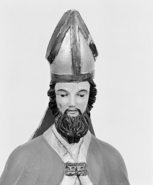 Détail du buste. © Michel Thierry / Région Bourgogne-Franche-Comté, Inventaire du patrimoine - 1979