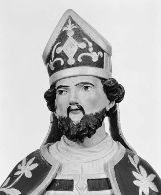 Détail de la tête. © Michel Thierry / Région Bourgogne-Franche-Comté, Inventaire du patrimoine - 1979