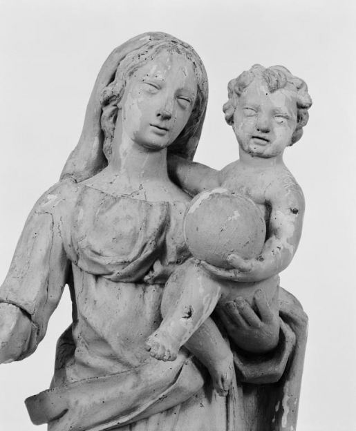 Détail du buste. © Michel Thierry / Région Bourgogne-Franche-Comté, Inventaire du patrimoine - 1979