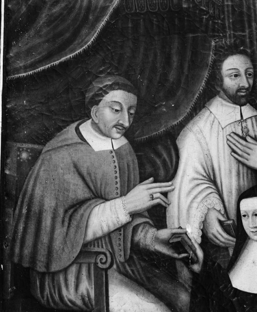 Détail de saint Charles. © Jean-Luc Duthu / Région Bourgogne-Franche-Comté, Inventaire du patrimoine - 1979