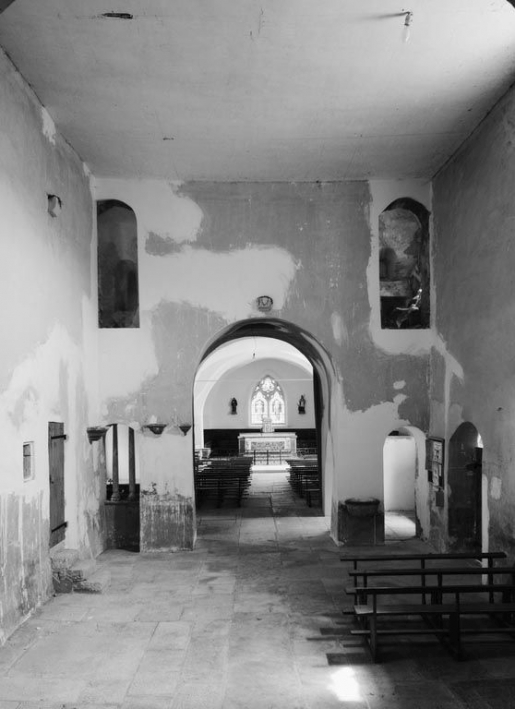 La nef depuis l'entrée. © Michel Rosso / Région Bourgogne-Franche-Comté, Inventaire du patrimoine - 1979