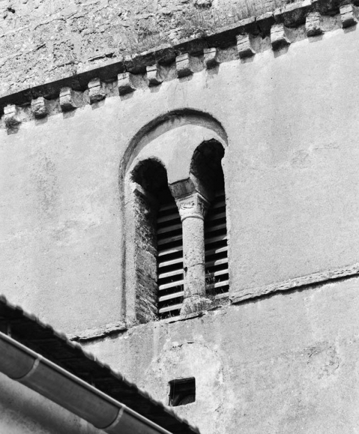 Clocher : baies de la face antérieure. © Jean-Luc Duthu / Région Bourgogne-Franche-Comté, Inventaire du patrimoine - 1979