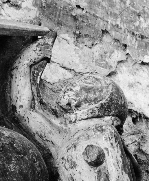 Détail du pauvre. © Michel Rosso / Région Bourgogne-Franche-Comté, Inventaire du patrimoine - 1979