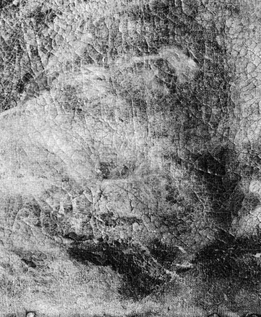 Détail des visages de deux apôtres à droite du tableau. © Michel Thierry / Région Bourgogne-Franche-Comté, Inventaire du patrimoine - 1979