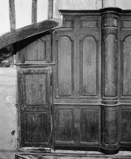 Détail de l'extrémité gauche. © Michel Thierry / Région Bourgogne-Franche-Comté, Inventaire du patrimoine - 1979