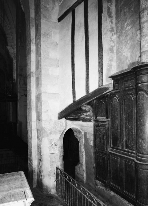 Détail de l'angle antérieur gauche du choeur. © Jean-Luc Duthu / Région Bourgogne-Franche-Comté, Inventaire du patrimoine - 1979