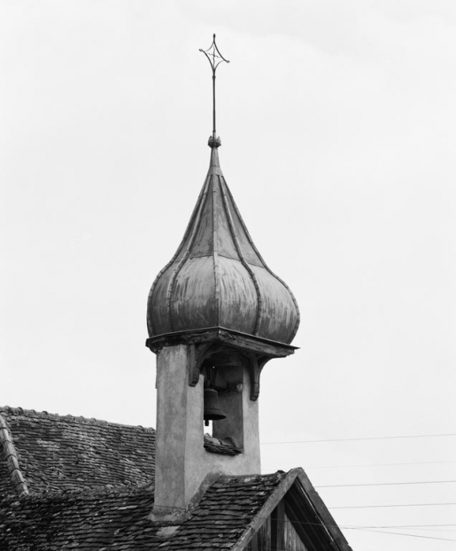 Le clocher-mur. © Michel Thierry / Région Bourgogne-Franche-Comté, Inventaire du patrimoine - 1979