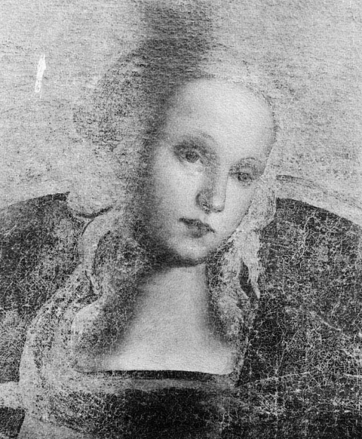 Détail : tête de la Vierge. © Michel Thierry / Région Bourgogne-Franche-Comté, Inventaire du patrimoine - 1979