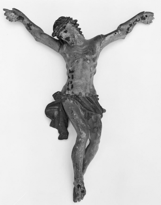 Détail du Christ. © Michel Thierry / Région Bourgogne-Franche-Comté, Inventaire du patrimoine - 1979