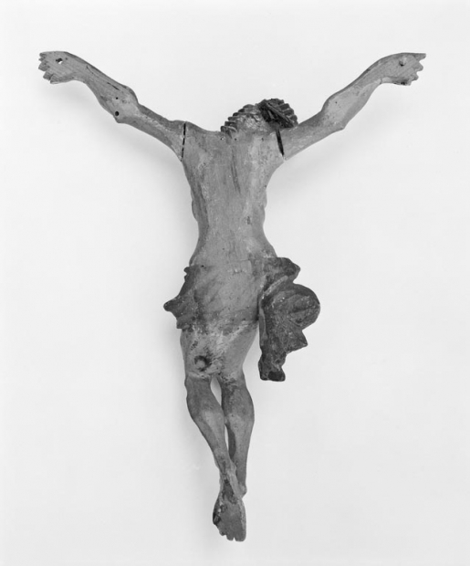 Détail du Christ, revers. © Michel Thierry / Région Bourgogne-Franche-Comté, Inventaire du patrimoine - 1979