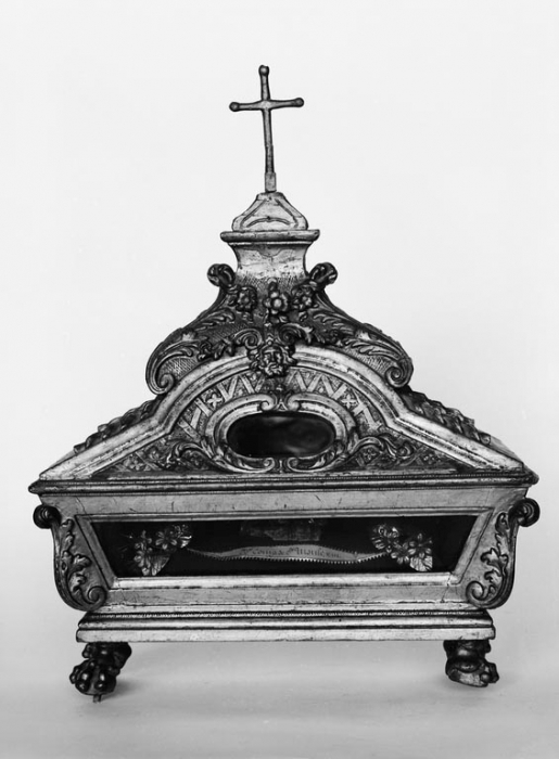 Reliquaire de face. © Michel Thierry / Région Bourgogne-Franche-Comté, Inventaire du patrimoine - 1979