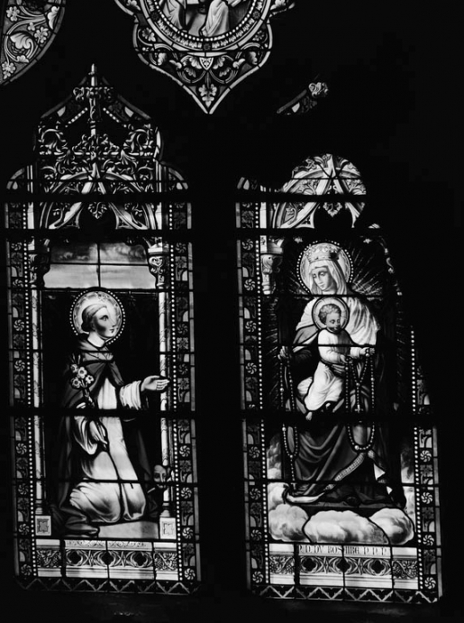 Vitrail n°1. © Jean-Luc Duthu / Région Bourgogne-Franche-Comté, Inventaire du patrimoine - 1979