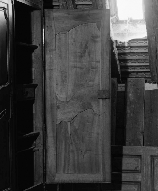 Revers d'un battant. © Michel Rosso / Région Bourgogne-Franche-Comté, Inventaire du patrimoine - 1979
