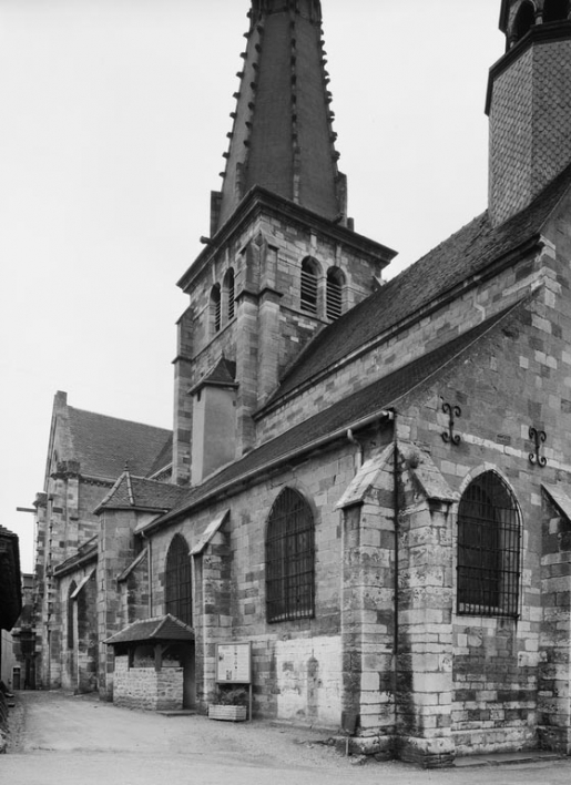 Elévation gauche. © Michel Thierry / Région Bourgogne-Franche-Comté, Inventaire du patrimoine - 1979
