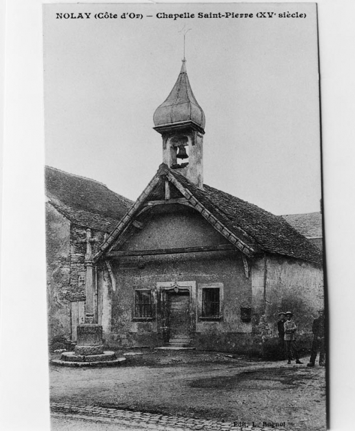 Chapelle Saint-Pierre (XVe siècle). Carte postale ancienne. © Jean-Luc  Duthu (reproduction) / Région Bourgogne-Franche-Comté, Inventaire du patrimoine - 1979