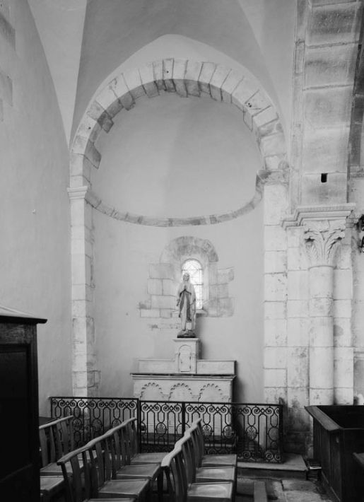 Chapelle gauche. © Michel Thierry / Région Bourgogne-Franche-Comté, Inventaire du patrimoine - 1980