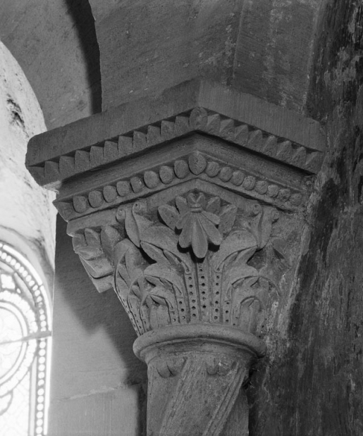 Chapiteau n°15. © Michel Rosso / Région Bourgogne-Franche-Comté, Inventaire du patrimoine - 1980