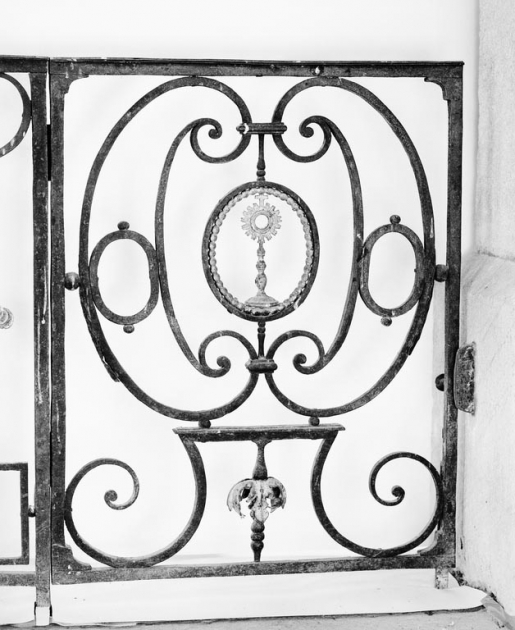 Détail du portillon. © Michel Thierry / Région Bourgogne-Franche-Comté, Inventaire du patrimoine - 1980