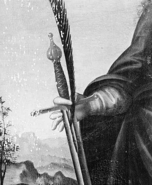 Détail de la main droite. © Jean-Luc Duthu / Région Bourgogne-Franche-Comté, Inventaire du patrimoine - 1980