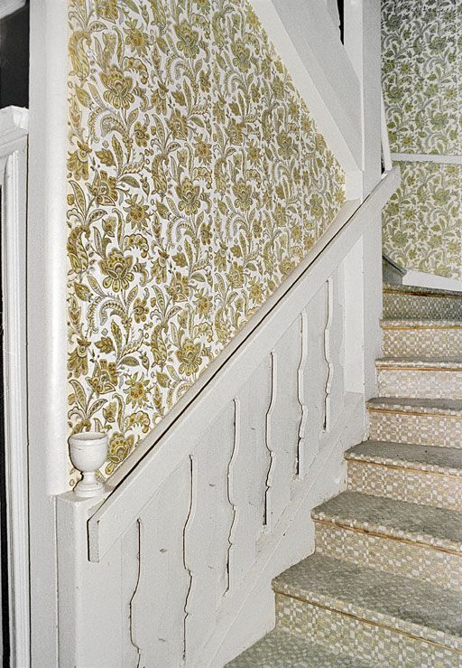 Escalier. © Martine Plouvier / Région Bourgogne-Franche-Comté, Inventaire du patrimoine - 1980