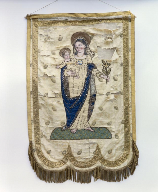  bannière de procession © Michel Thierry / Région Bourgogne-Franche-Comté, Inventaire du patrimoine - 1981